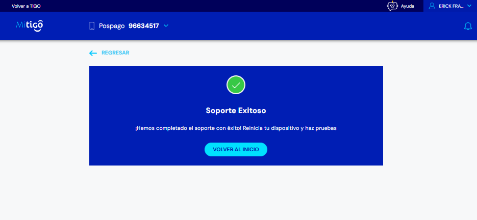 Mensaje final de la revisión