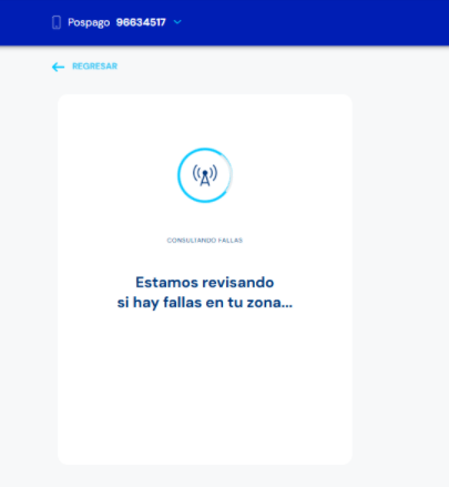 Pantalla de revisión en proceso